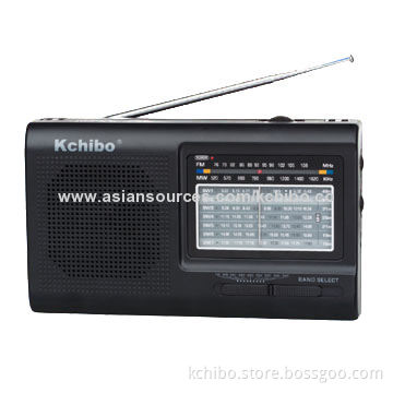 FM (TV1)/MW/SW1-7 9-band World Receiver with High-sensitivity